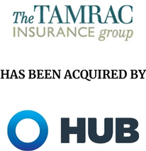 Announcement graphic for HUB International acquisition of Tamrac