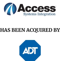 Announcement graphic for ADT acquisition of Access Systems Integration