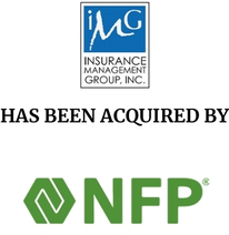 Announcement graphic for NFP Corp. acquisition of Insurance Management Group