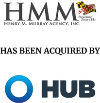Announcement graphic for HUB International acquisition of Henry M. Murray Agency Inc.