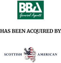 Announcement graphic for Scottish American acquisition of Buckingham Badler Associates General Agents