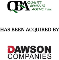 Announcement graphic for Dawson Companies acquisition of Quality Benefits Agency Inc