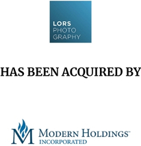 Announcement graphic for Modern Holdings Inc acquisition of Lors Photgraphy Studio