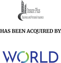 Announcement graphic for World Insurance Associates acquisition of Insure Plus