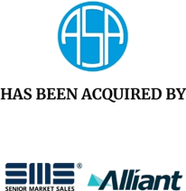 Announcement graphic for Senior Market Sales acquisition of The ASA Group