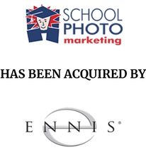 Announcement graphic for Ennis Inc. (NYSE: EBF) acquisition of School Photo Marketing Inc.