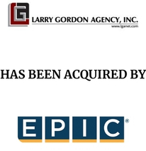 Announcement graphic for EPIC Insurance Brokers and Consultants Inc. acquisition of The Larry Gordon Agency Inc.