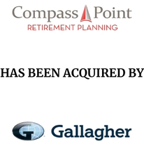 Announcement graphic for Arthur J. Gallagher & Company acquisition of Compass Point Retirement