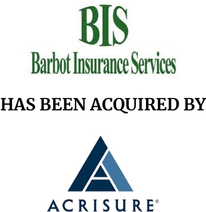 Announcement graphic for Acrisure LLC acquisition of Barbot Insurance Services