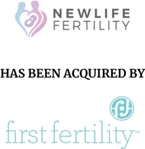 Announcement graphic for First Fertility acquisition of NewLIFE Fertility