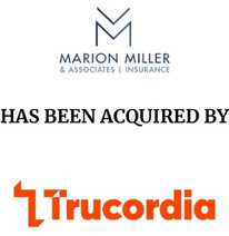 Announcement graphic for PCF Insurance Services acquisition of Marion Miller & Associates