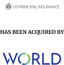 Announcement graphic for World Insurance acquisition of US Principal Insurance