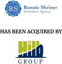 Announcement graphic for The Hilb Group acquisition of Ronnie Shriner Insurance Agency