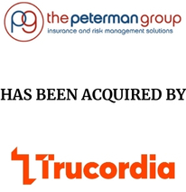 Announcement graphic for PCF Insurance acquisition of The Peterman Group